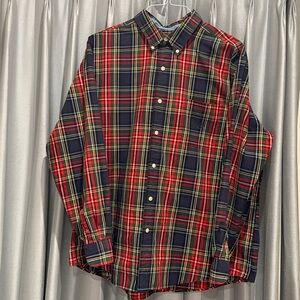 CHAPS Easy Care Plaid Long Sleeved Button Down Shirt XL Great Colors
